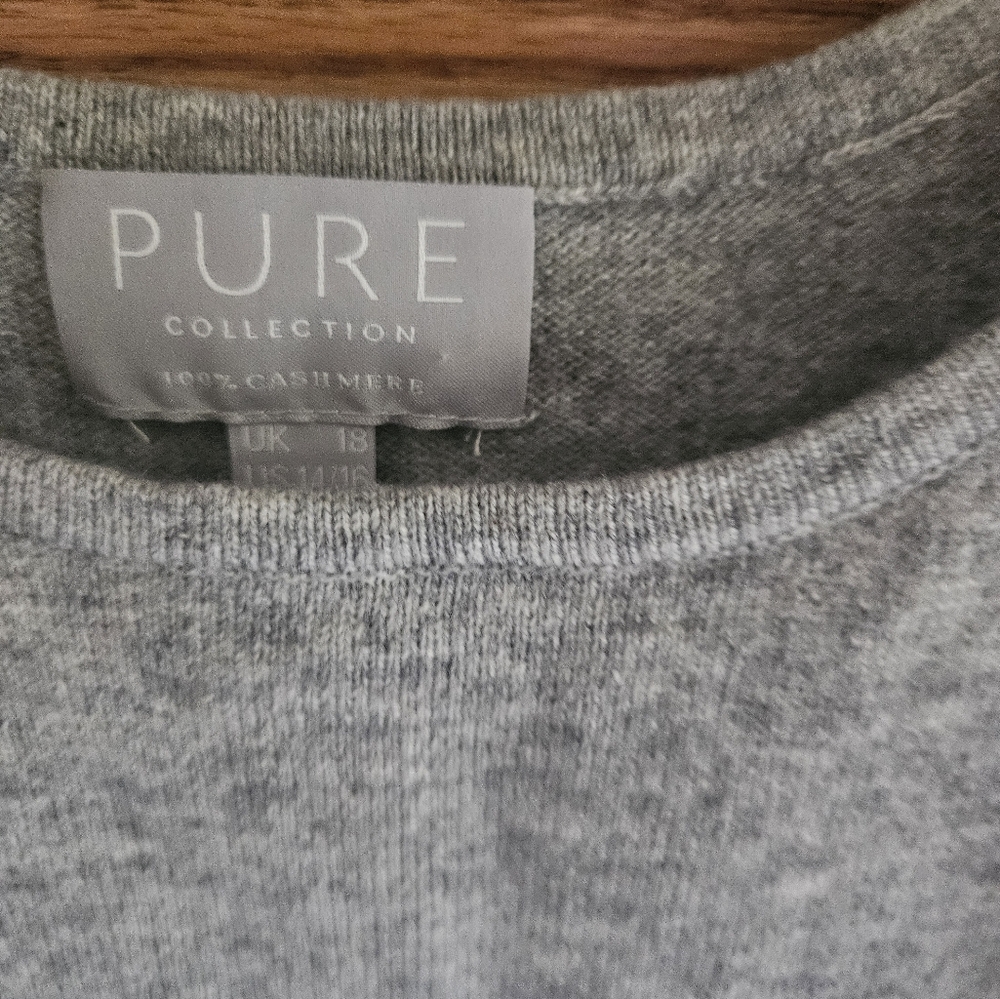 Pure Heather Gray CashmeteWomen's Camisole - Picture 2 of 3